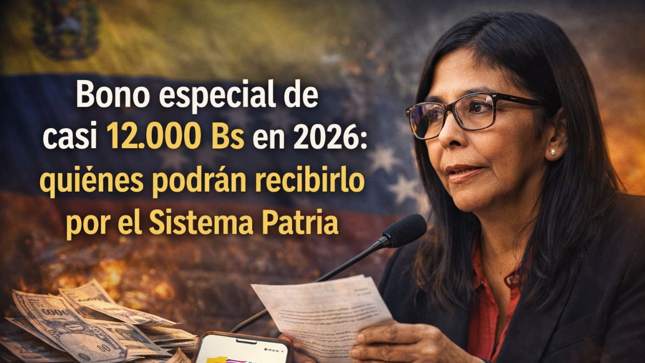 Bono especial de casi 12.000 Bs en 2026: quiénes podrán recibirlo por el Sistema Patria