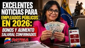 Excelentes noticias para empleados públicos en 2026: bonos y aumento salarial confirmados