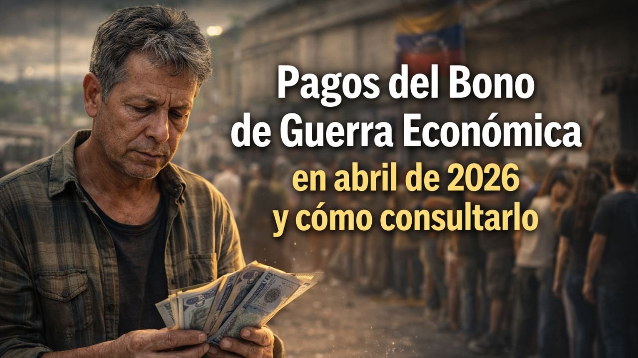 Pagos del Bono de Guerra Económica en abril de 2026 y cómo consultarlo