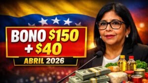 Trabajadores en Venezuela reciben Bono de Guerra de $150 y ayuda alimentaria de $40 en abril de 2026